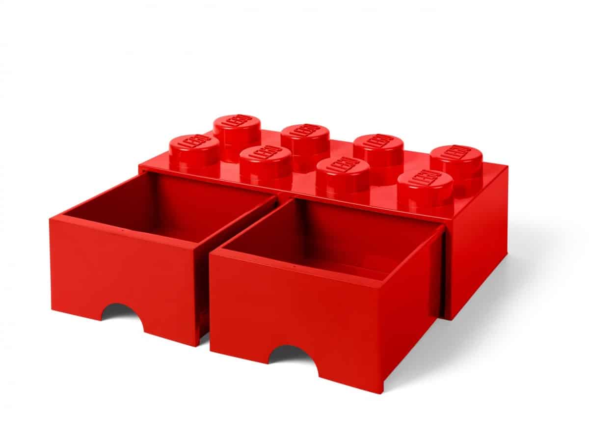 brique rouge de rangement lego 5006131 a tiroir 8 tenons scaled
