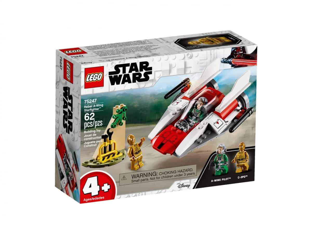 lego 75247 chasseur stellaire rebelle a wing scaled