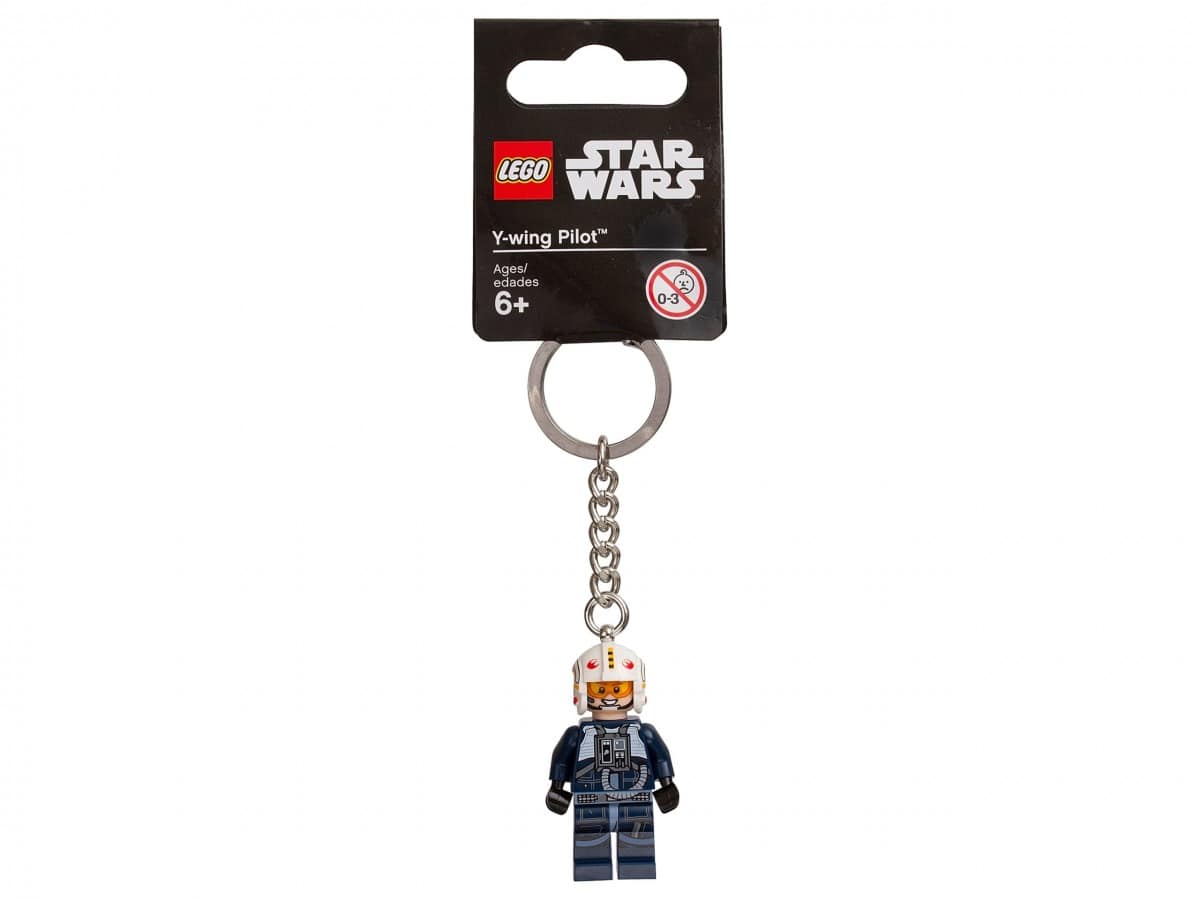 porte cles y wing pilot lego 853705 star wars scaled