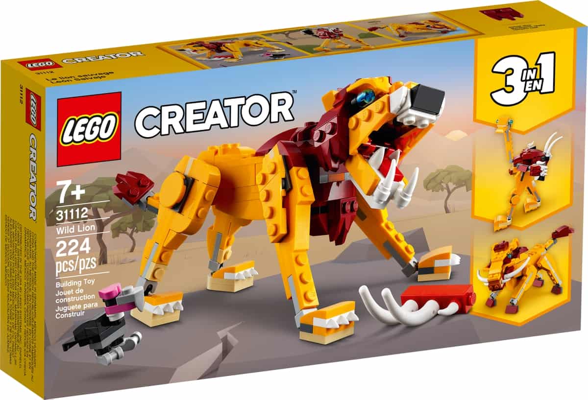 lego 31112 le lion sauvage