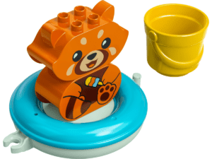 lego 10964 jouet de bain le panda rouge flottant