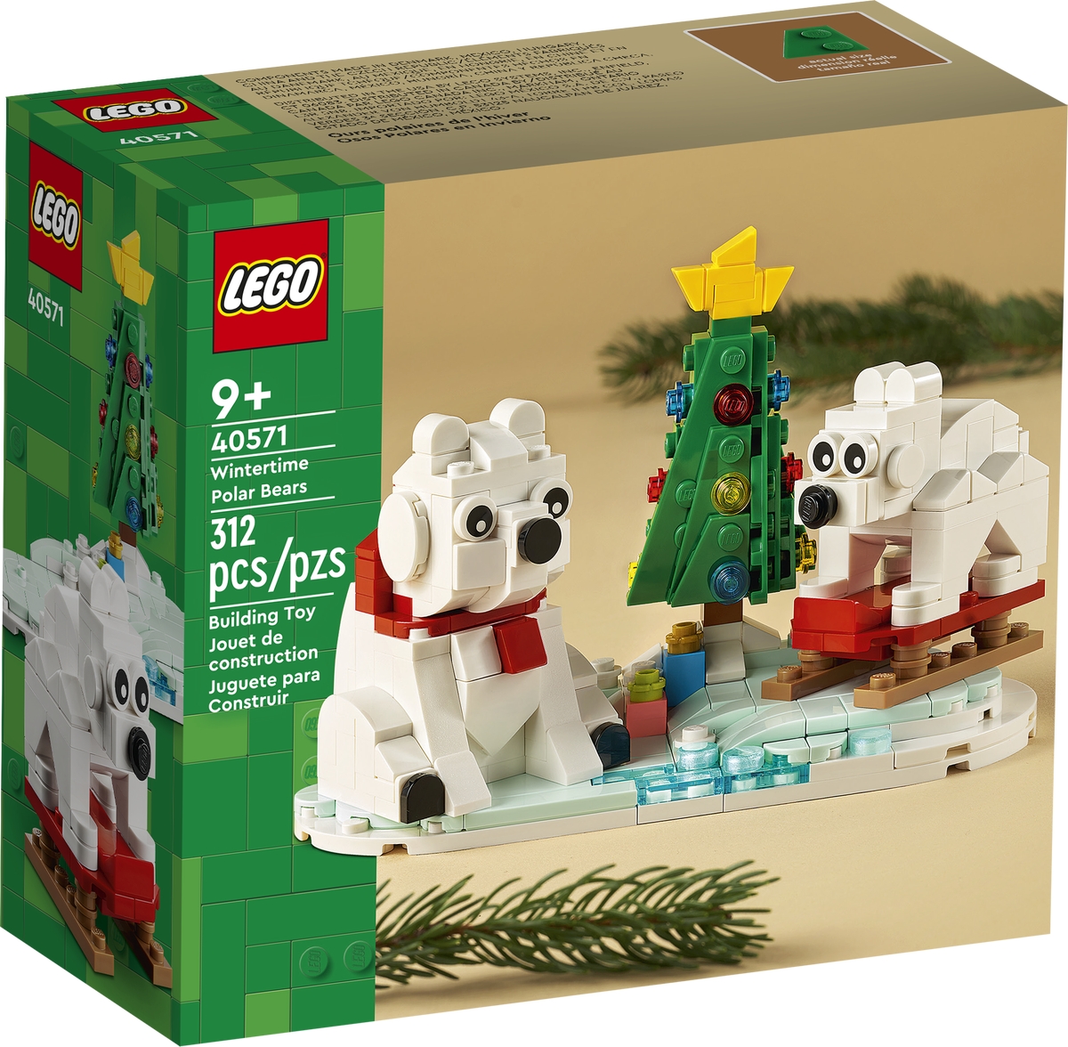 lego 40571 les ours blancs en hiver