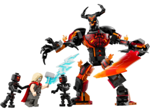 thor vs surtur construction figure 76289